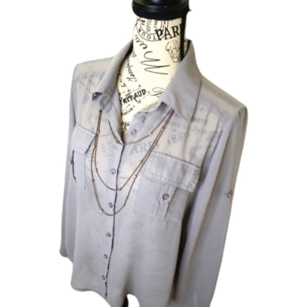 Mustard Seed button down blouse